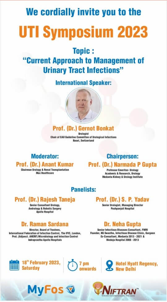 UTI Symposium 2023 – Current Approach to Management of Urinary Tract Infections